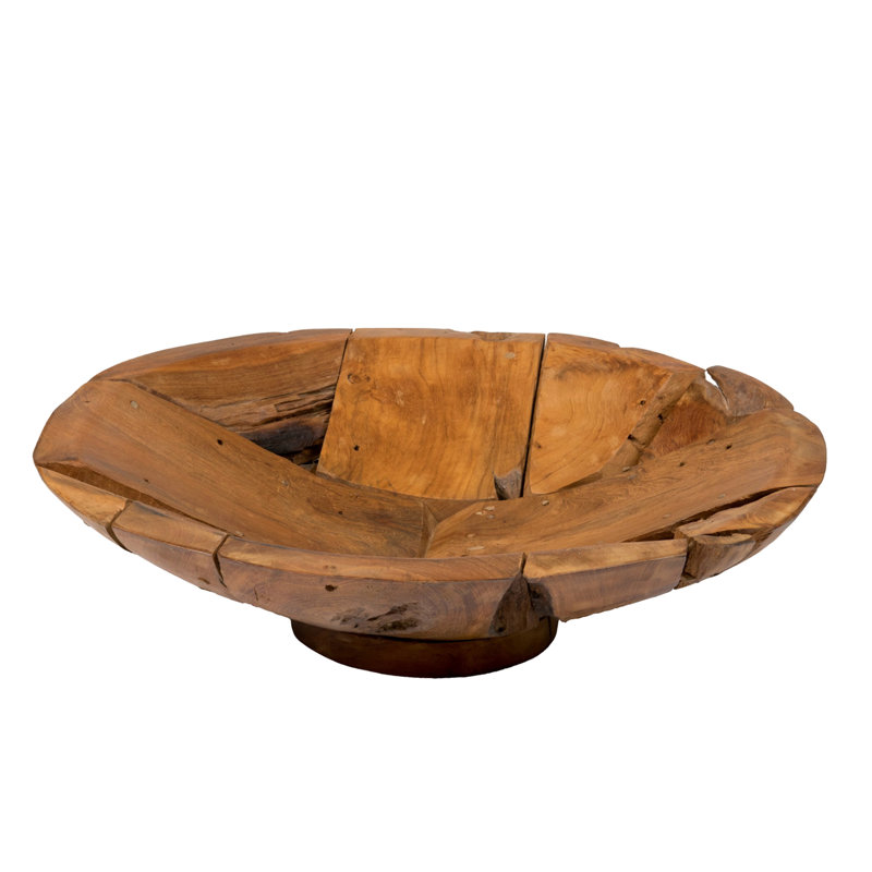 Millwood Pines Eslick Handmade Wood Decorative Bowl & Reviews Wayfair